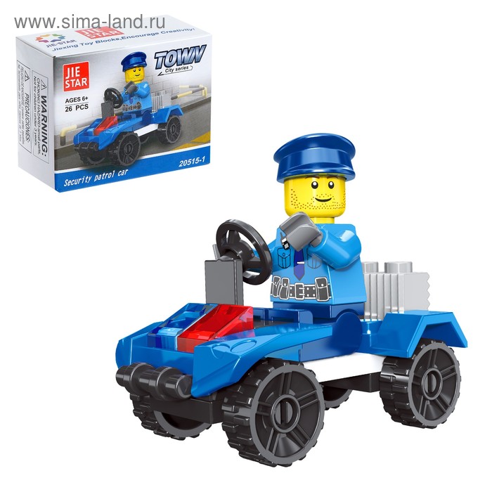 Конструктор Полиция «Патрульный квадрик», 26 деталей
Конструктор Полиция «Патрульный квадрик», 26 деталей