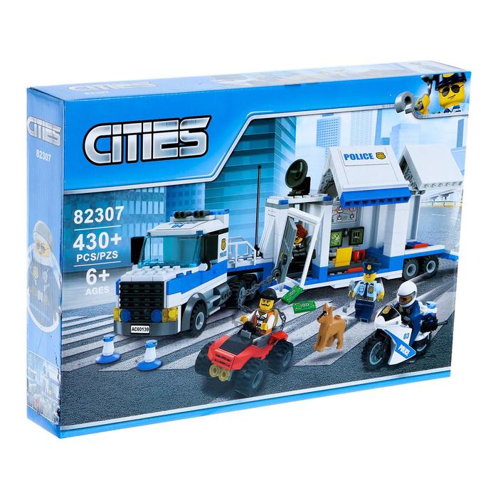 Конструктор Полиция «Мобильный штаб», 430 деталей
Конструктор Полиция «Мобильный штаб», 430 деталей