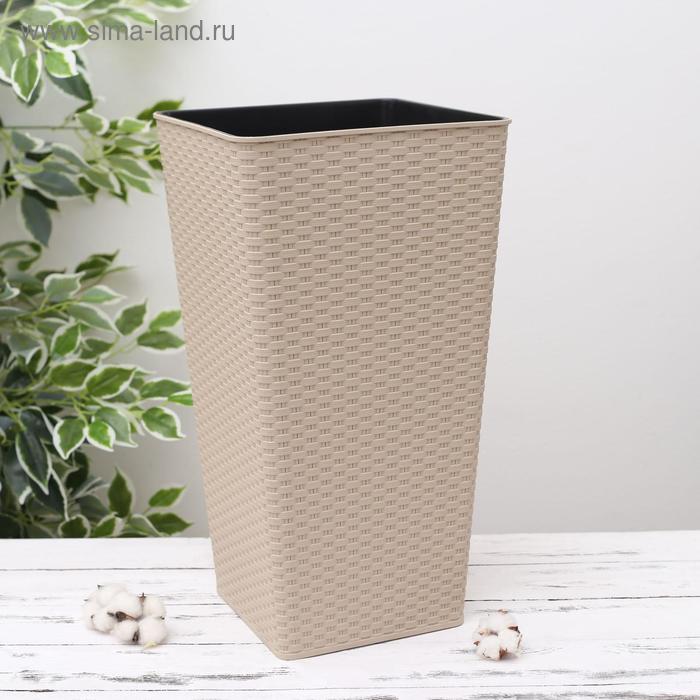 Кашпо со вставкой «Ротанг», 28 л (13 л), цвет какао
Кашпо со вставкой «Ротанг», 28 л (13 л), цвет какао