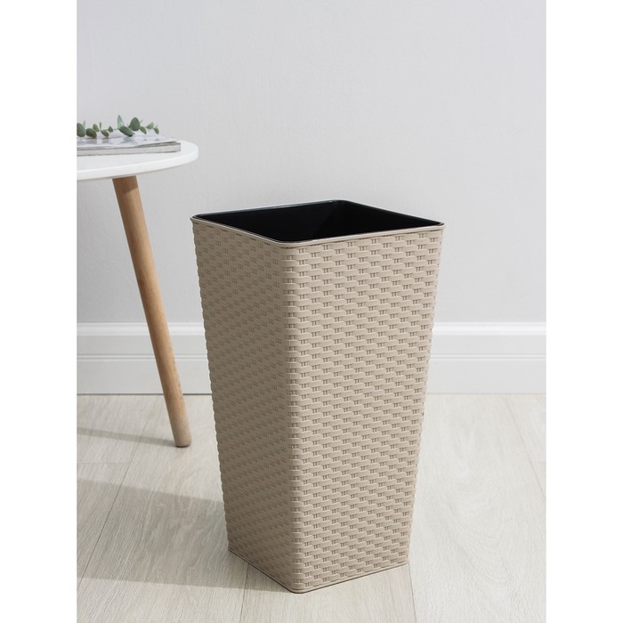 Кашпо со вставкой «Ротанг», 15 л (7 л), цвет какао
Кашпо со вставкой «Ротанг», 15 л (7 л), цвет какао