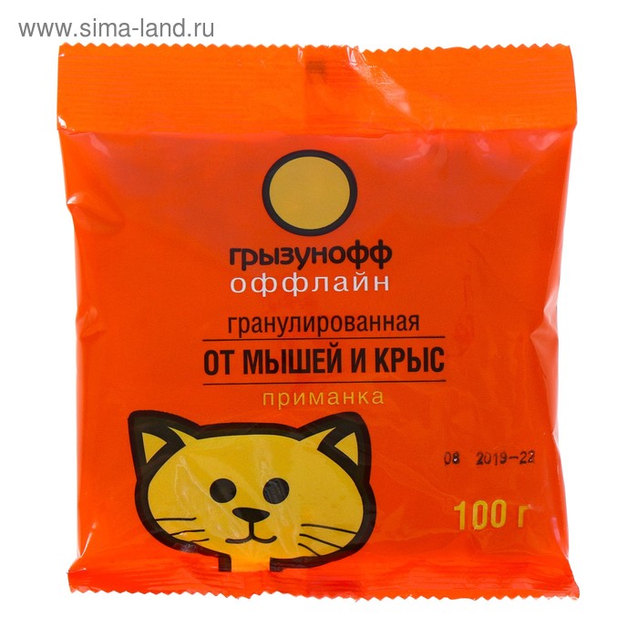 Гранулированная приманка от грызунов Грызунофф, 100 г 
Гранулированная приманка от грызунов Грызунофф, 100 г