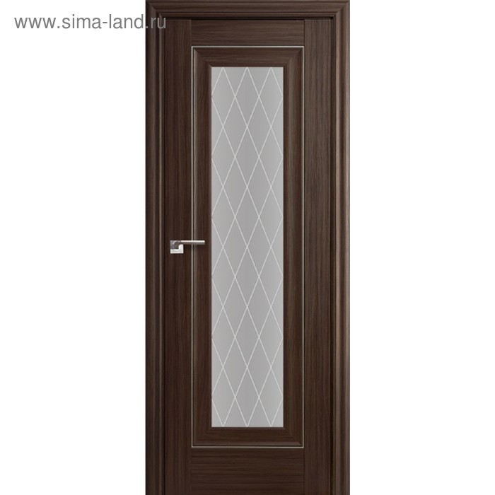 Дверное полотно PF 6, остеклённое, 2000 × 600 мм, цвет орех тиснённый / ромб
Дверное полотно PF 6, остеклённое, 2000 × 600 мм, цвет орех тиснённый / ромб