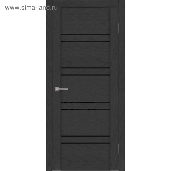 Дверное полотно Z1, 2000 × 600 мм, стекло чёрное, цвет серена графит
Дверное полотно Z1, 2000 × 600 мм, стекло чёрное, цвет серена графит