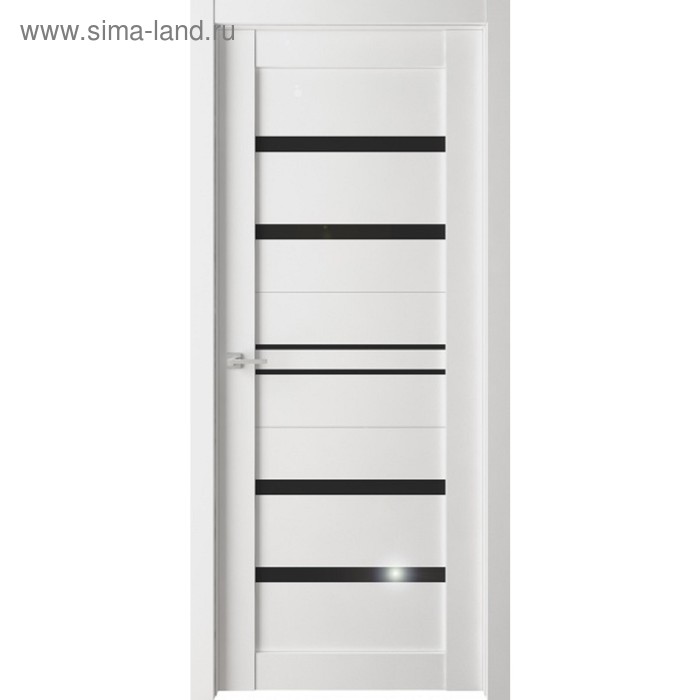 Дверное полотно D3, 900 × 2000 мм, чёрное стекло лакобель, цвет белый бьянко
Дверное полотно D3, 900 × 2000 мм, чёрное стекло лакобель, цвет белый бьянко