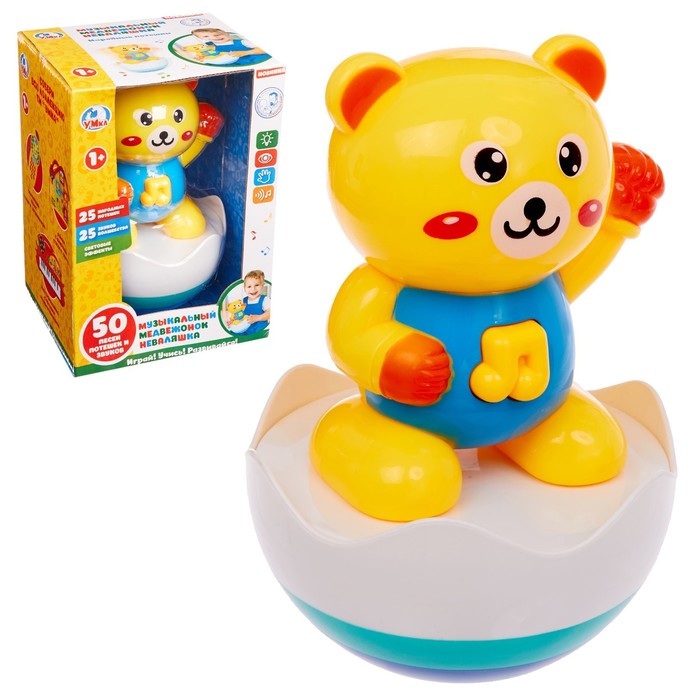 Музыкальный Медвежонок-неваляшка, 25 народных потешек, 25 звуков волшебства
Музыкальный Медвежонок-неваляшка, 25 народных потешек, 25 звуков волшебства