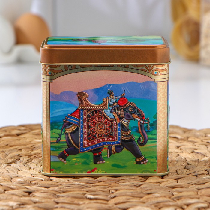 Банка для сыпучих «Индийский слон», 600 мл, 6,7×9,8×9,8 см, прямоугольная
Банка для сыпучих «Индийский слон», 600 мл, 6,7×9,8×9,8 см, прямоугольная