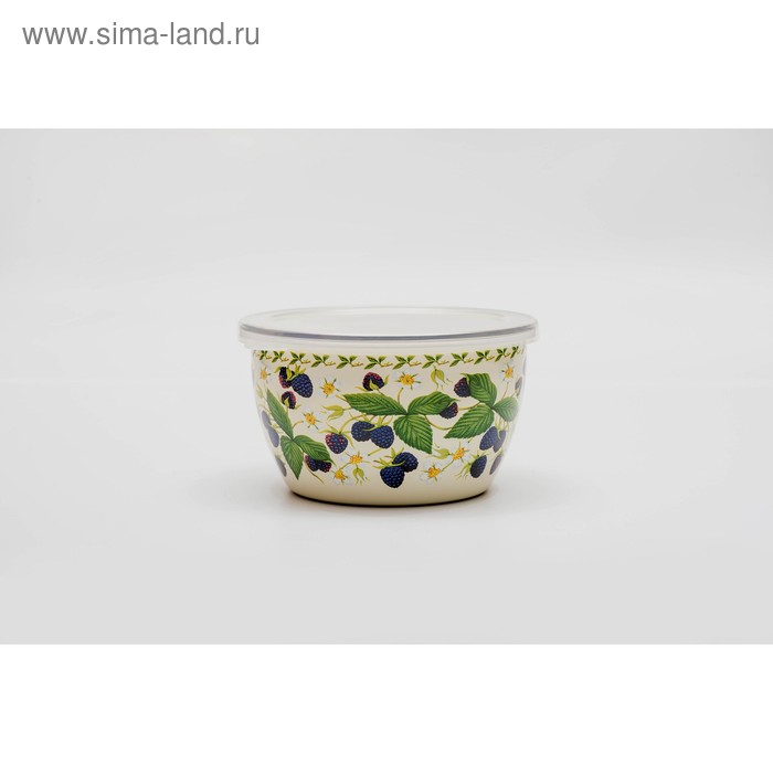 Миска с пластиковой крышкой «Ежевика» 2.4 л
Миска с пластиковой крышкой «Ежевика» 2.4 л