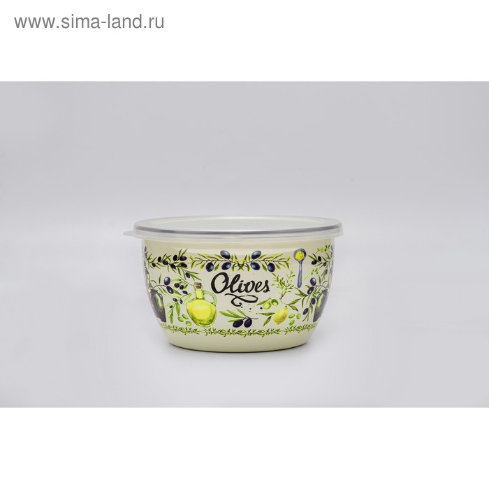 Миска с пластиковой крышкой «Олива» 2.45 л
Миска с пластиковой крышкой «Олива» 2.45 л
