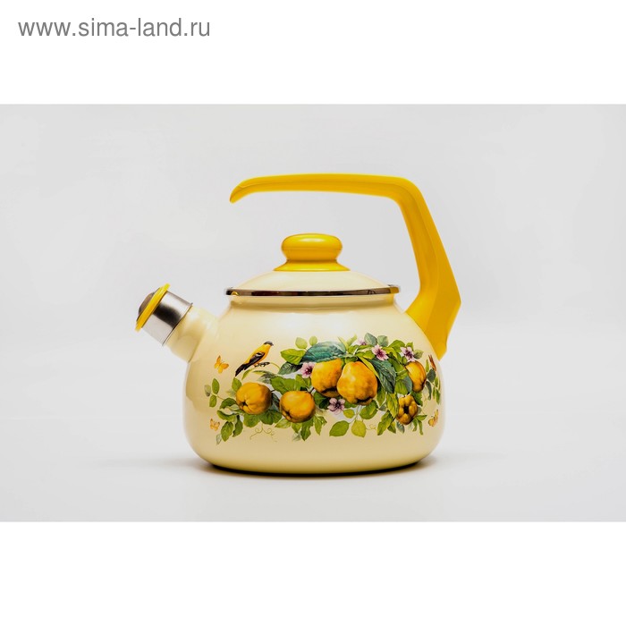 Чайник со свистком «Айва» 2.5 л
Чайник со свистком «Айва» 2.5 л