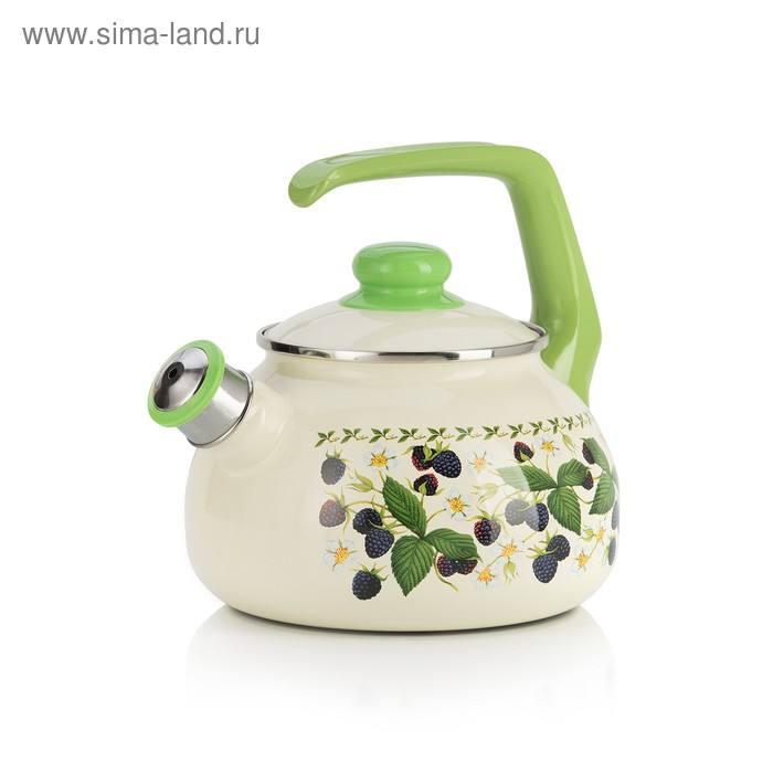 Чайник со свистком «Ежевика» 2.5 л
Чайник со свистком «Ежевика» 2.5 л