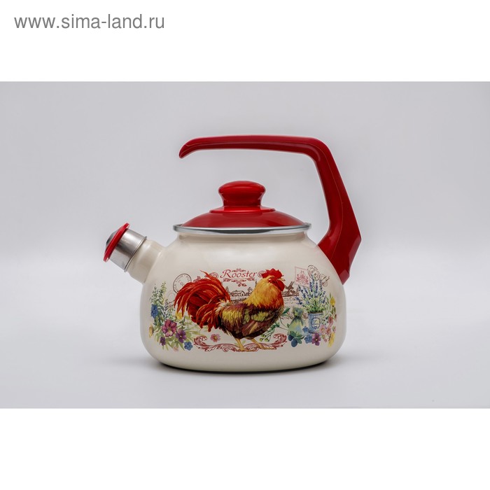 Чайник со свистком «Золотой петушок» 2.75 л
Чайник со свистком «Золотой петушок» 2.75 л