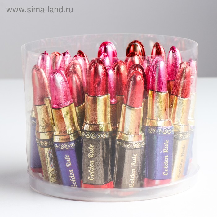 Фигура из тёмного шоколада "Помада Golden Rule", 18 г
Фигура из тёмного шоколада "Помада Golden Rule", 18 г