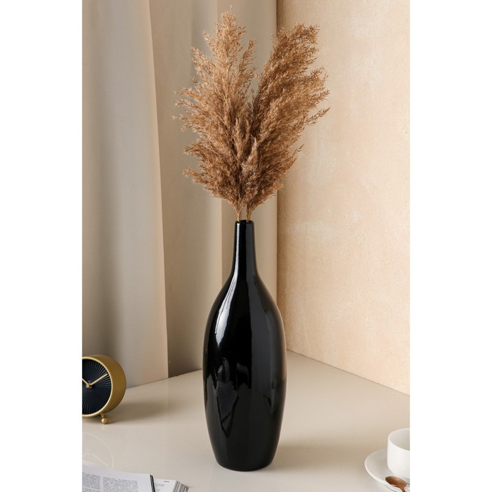 Ваза керамическая "Сорренто", настольная, черная, 39 см 
Ваза керамическая "Сорренто", настольная, черная, 39 см