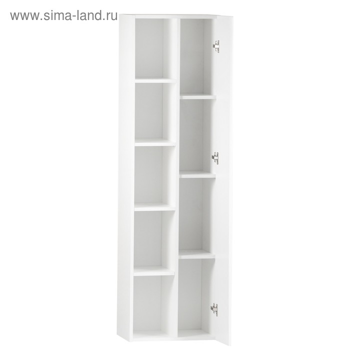 фото Пенал для ванной, белый 45 х 160 х 32 см