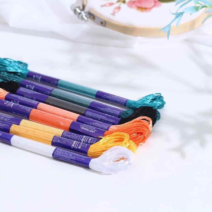 Набор ниток мулине «Расписная шкатулка», 8 ± 0,5 м, 8 шт
Набор ниток мулине «Расписная шкатулка», 8 ± 0,5 м, 8 шт