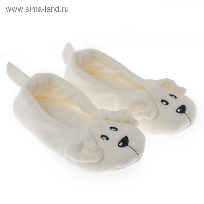 Тапочки женские цвет молочный, размер 40
Тапочки женские цвет молочный, размер 40