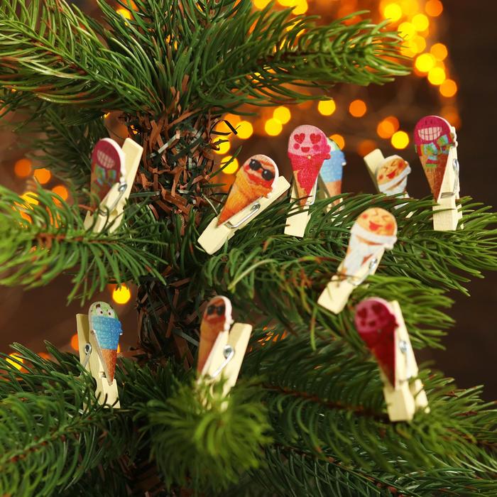 Набор декоративных прищепок «Мороженое» набор 10 шт.
Набор декоративных прищепок «Мороженое» набор 10 шт.