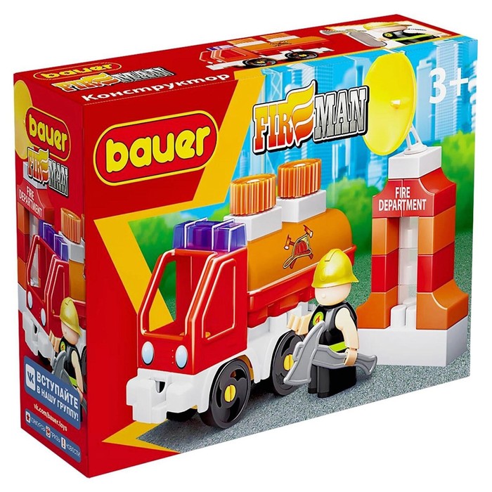 Конструктор «Пожарная машина с цистерной»
Конструктор «Пожарная машина с цистерной»