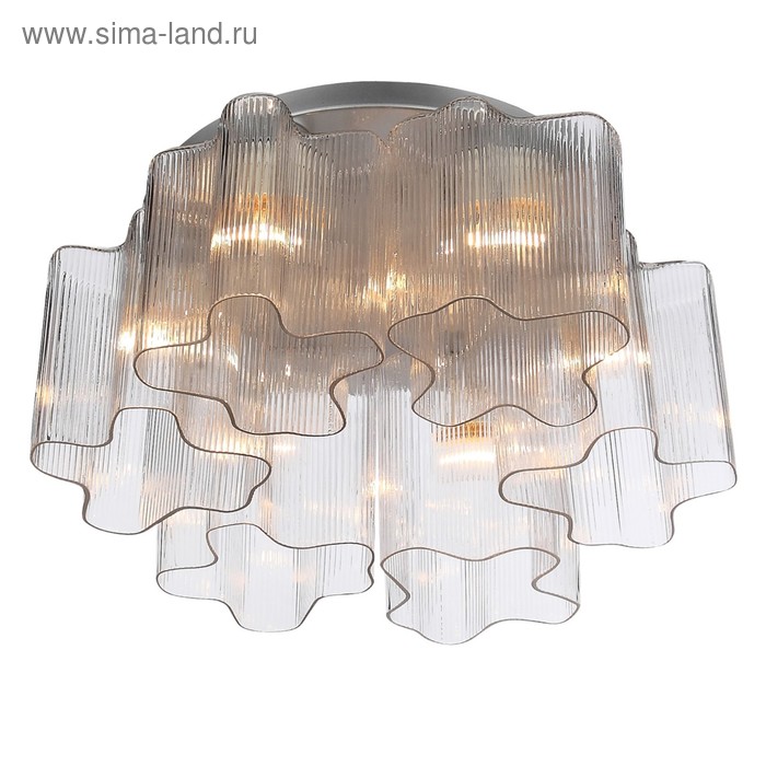 Люстра ONDE, 6x60Вт E27, цвет серебро
Люстра ONDE, 6x60Вт E27, цвет серебро