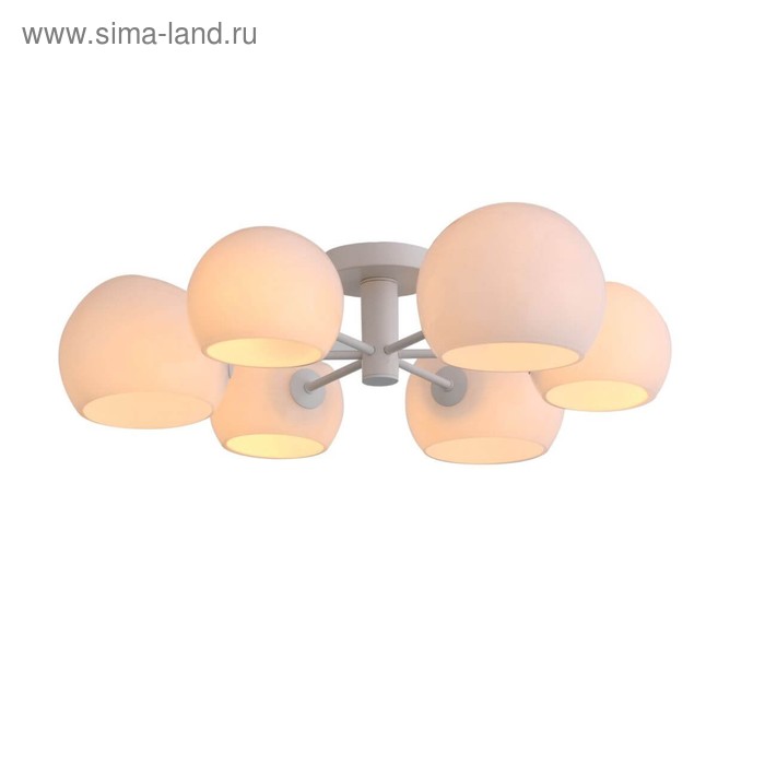 Люстра CALMARE, 6x40Вт E14, цвет белый
Люстра CALMARE, 6x40Вт E14, цвет белый