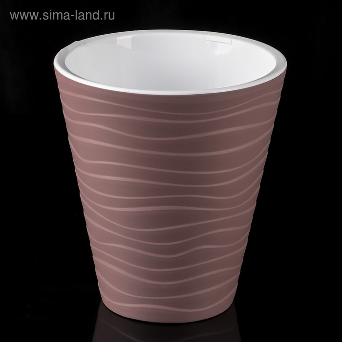 Кашпо для цветов со вставкой «Валенсия», 5,2 л, цвет мокко
Кашпо для цветов со вставкой «Валенсия», 5,2 л, цвет мокко