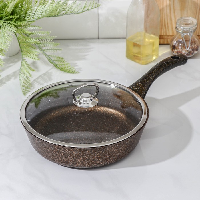 Сковорода литая, d=22 см, индукция, стеклянная крышка, антипригарное покрытие
Сковорода литая, d=22 см, индукция, стеклянная крышка, антипригарное покрытие