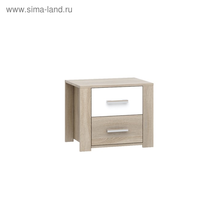 Тумба прикроватная Сопрано, 528х439х385, Дуб сонома/Белый
Тумба прикроватная Сопрано, 528х439х385, Дуб сонома/Белый