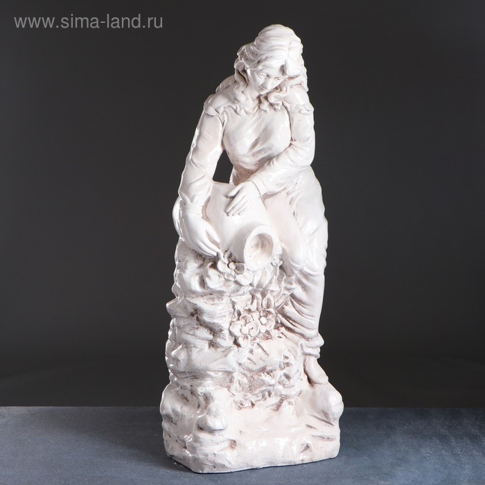 Фигура "Девушка сидя с кувшином большая" состаренная, 95см
Фигура "Девушка сидя с кувшином большая" состаренная, 95см