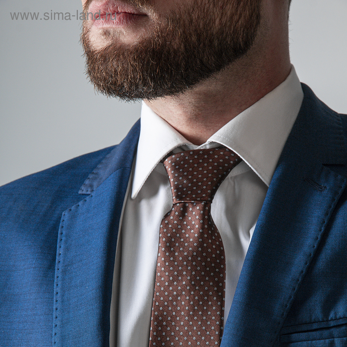 Галстук тёмно-коричневый в квадрат
Галстук тёмно-коричневый в квадрат