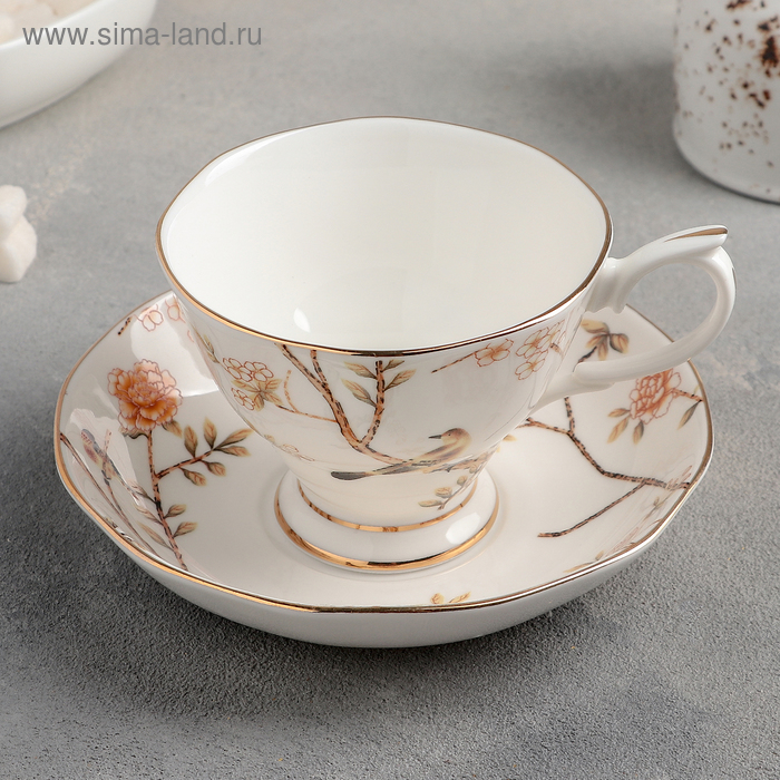 Чайная пара «Романтичный день», чашка 180 мл, блюдце d=14 см
Чайная пара «Романтичный день», чашка 180 мл, блюдце d=14 см