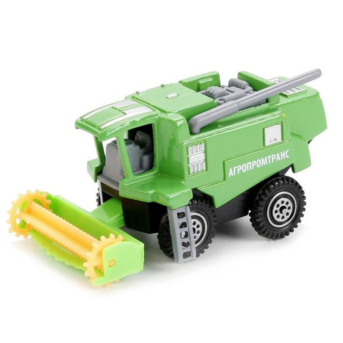 Машина металлическая «Комбайн» 7,5 см, в блистере
Машина металлическая «Комбайн» 7,5 см, в блистере