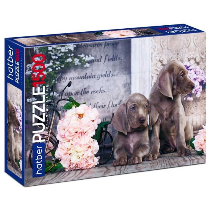 Пазл «Щенки в цветах», 1500 элементов
Пазл «Щенки в цветах», 1500 элементов