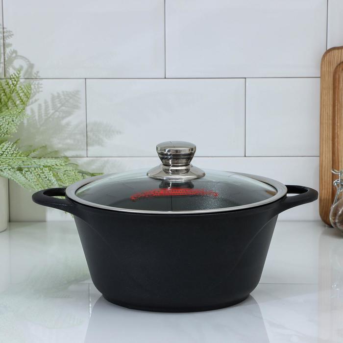 Кастрюля «Классик», 2 л, стеклянная крышка, антипригарное покрытие, цвет чёрный
Кастрюля «Классик», 2 л, стеклянная крышка, антипригарное покрытие, цвет чёрный