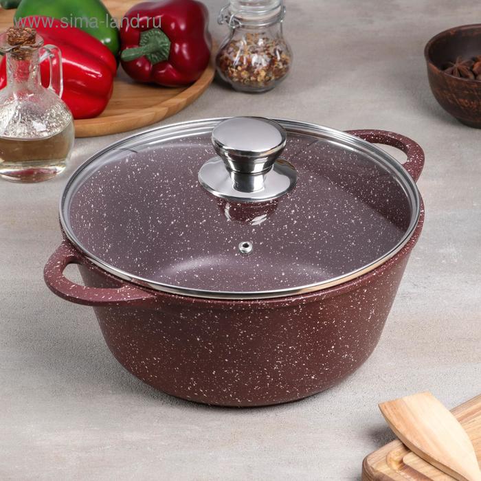 Кастрюля «Шоколад», 3 л, стеклянная крышка
Кастрюля «Шоколад», 3 л, стеклянная крышка