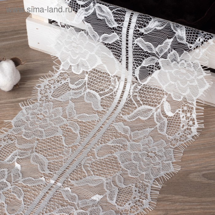 Кружево реснички, 185 мм × 3 ± 0,5 м, цвет айвори
Кружево реснички, 185 мм × 3 ± 0,5 м, цвет айвори