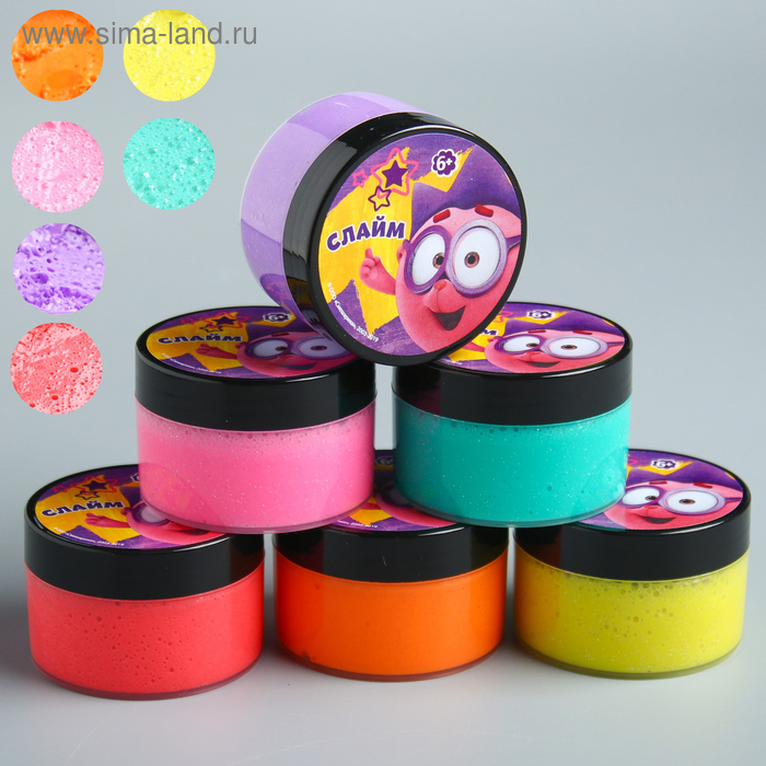 Слайм «Ёжик», СМЕШАРИКИ, МИКС, 45 гр 
Слайм «Ёжик», СМЕШАРИКИ, МИКС, 45 гр