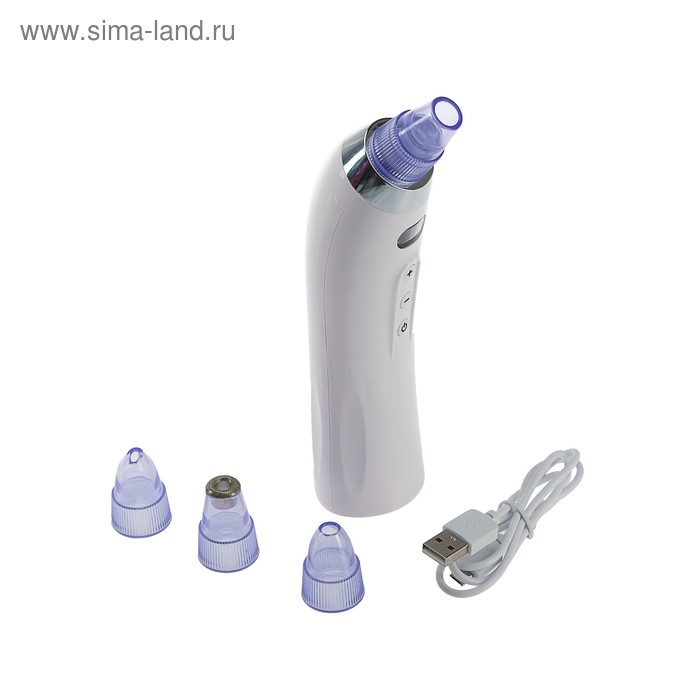 Массажёр для лица LuazON LEM-39, вакуумный, 4 насадки, АКБ, белый
Массажёр для лица LuazON LEM-39, вакуумный, 4 насадки, АКБ, белый