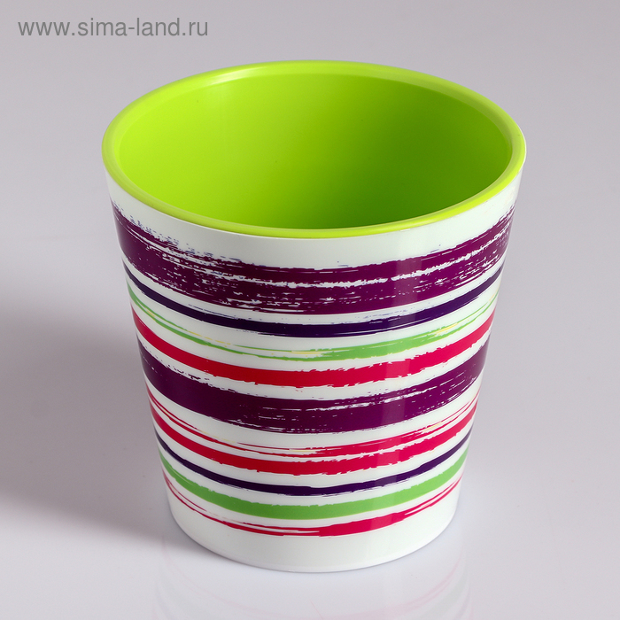 Вазон со вставкой «Краски», 1,1 л, цвет фиолетовый
Вазон со вставкой «Краски», 1,1 л, цвет фиолетовый