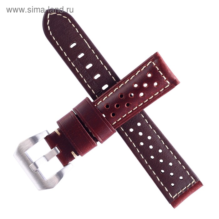 Ремешок для часов "Bugert" 24 мм, натуральная кожа, l=20 см, коричневый с перфорацией
Ремешок для часов "Bugert" 24 мм, натуральная кожа, l=20 см, коричневый с перфорацией