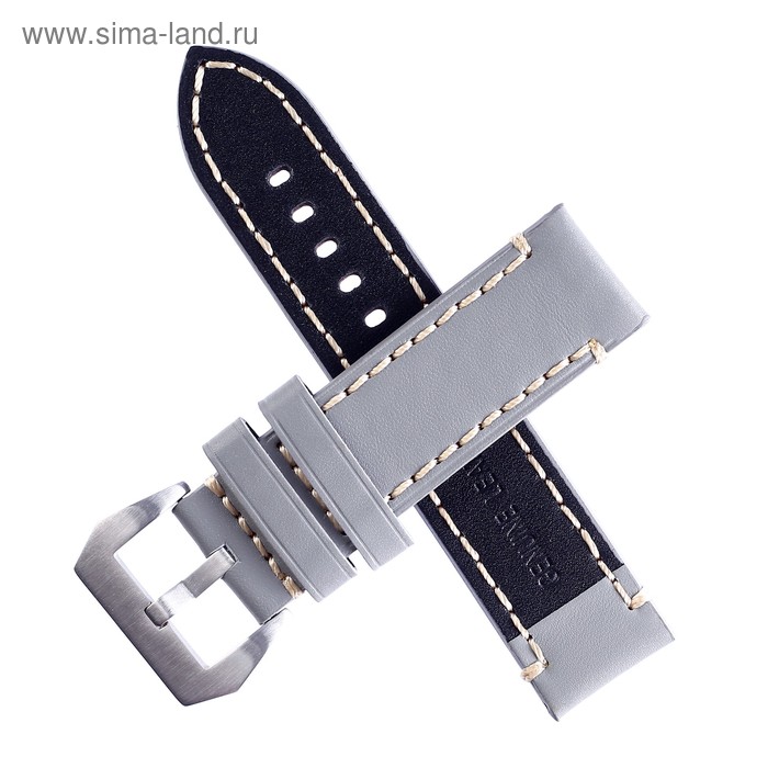 Ремешок для часов "Bugert" 24 мм, натуральная кожа, l=20 см, серый
Ремешок для часов "Bugert" 24 мм, натуральная кожа, l=20 см, серый