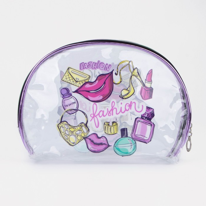 фото Косметичка на молнии, цвет прозрачный