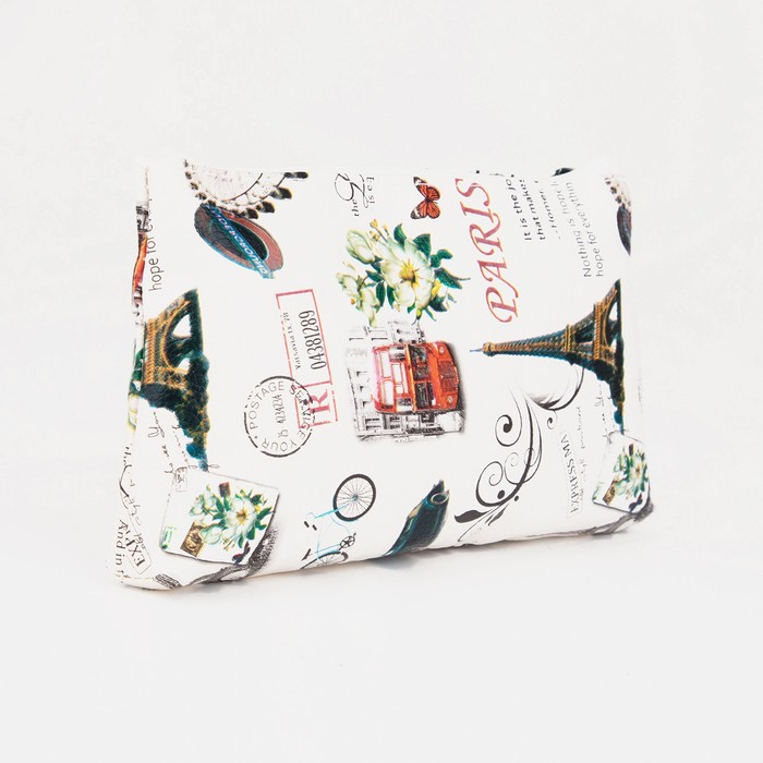 фото Косметичка на молнии, цвет бежевый