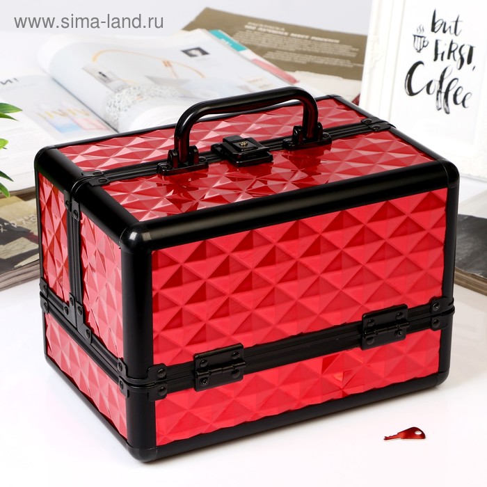 Шкатулка металлокаркас 3D "Грани" алая 17х25х17 см
Шкатулка металлокаркас 3D "Грани" алая 17х25х17 см