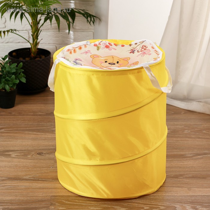 Корзина для игрушек "Мишка" 35×35×45 см
Корзина для игрушек "Мишка" 35×35×45 см