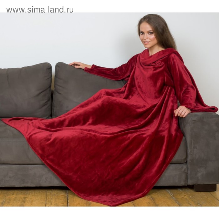 Плед с рукавами Бордо 150х200 см, 27х52 см, аэрософт 190 гр/м
Плед с рукавами Бордо 150х200 см, 27х52 см, аэрософт 190 гр/м