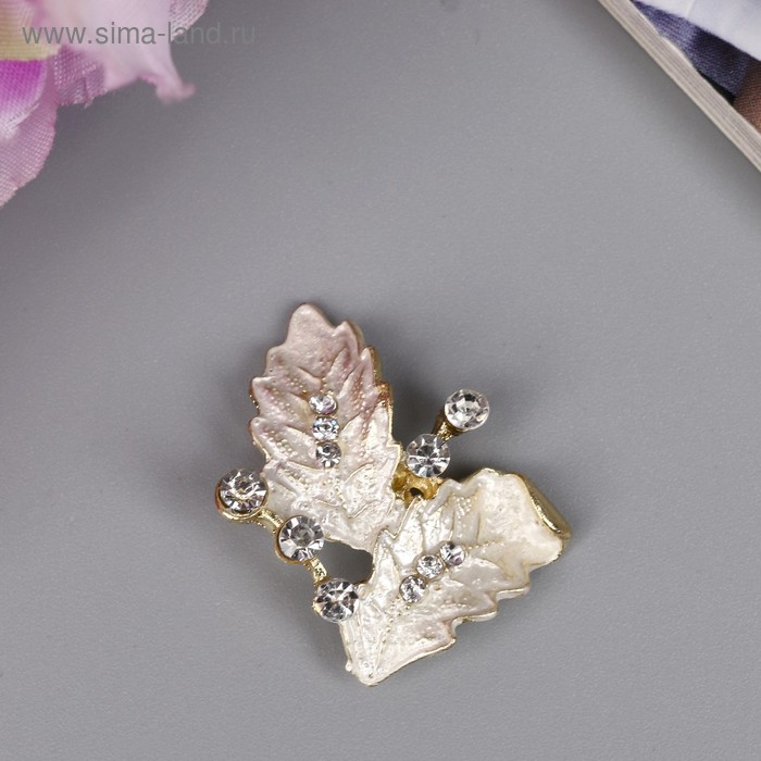 Декор для творчества металл "Два листочка" стразы 1,9х2,6 см
Декор для творчества металл "Два листочка" стразы 1,9х2,6 см