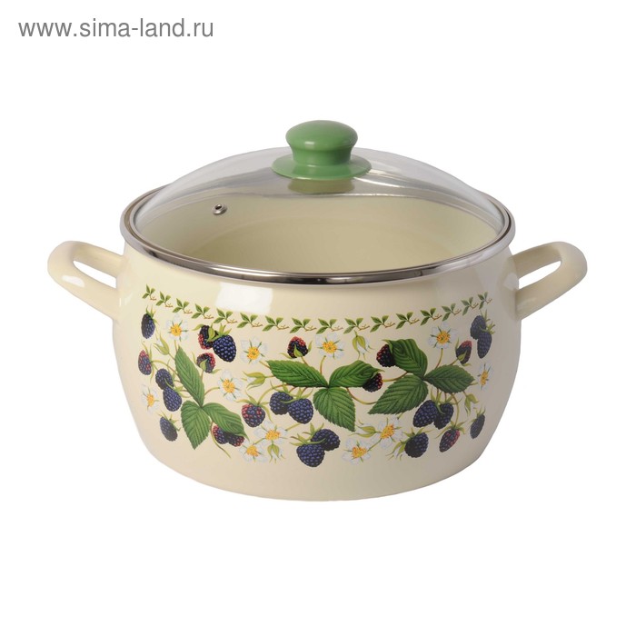 Кастрюля c крышкой «Ежевика» 5.7 л
Кастрюля c крышкой «Ежевика» 5.7 л