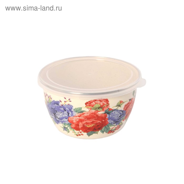 Миска с пластиковой крышкой «Поляна» 2.4 л
Миска с пластиковой крышкой «Поляна» 2.4 л