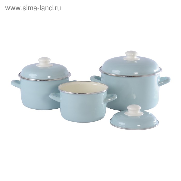 Набор посуды «Амалия Новум», 2/3/5.5 л, 6 предметов
Набор посуды «Амалия Новум», 2/3/5.5 л, 6 предметов