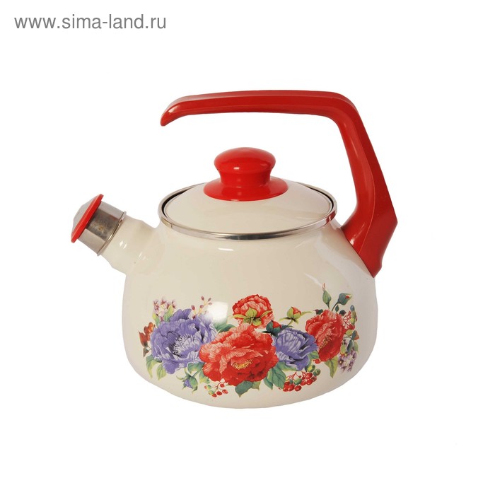 Чайник со свистком «Поляна» 2.5 л
Чайник со свистком «Поляна» 2.5 л